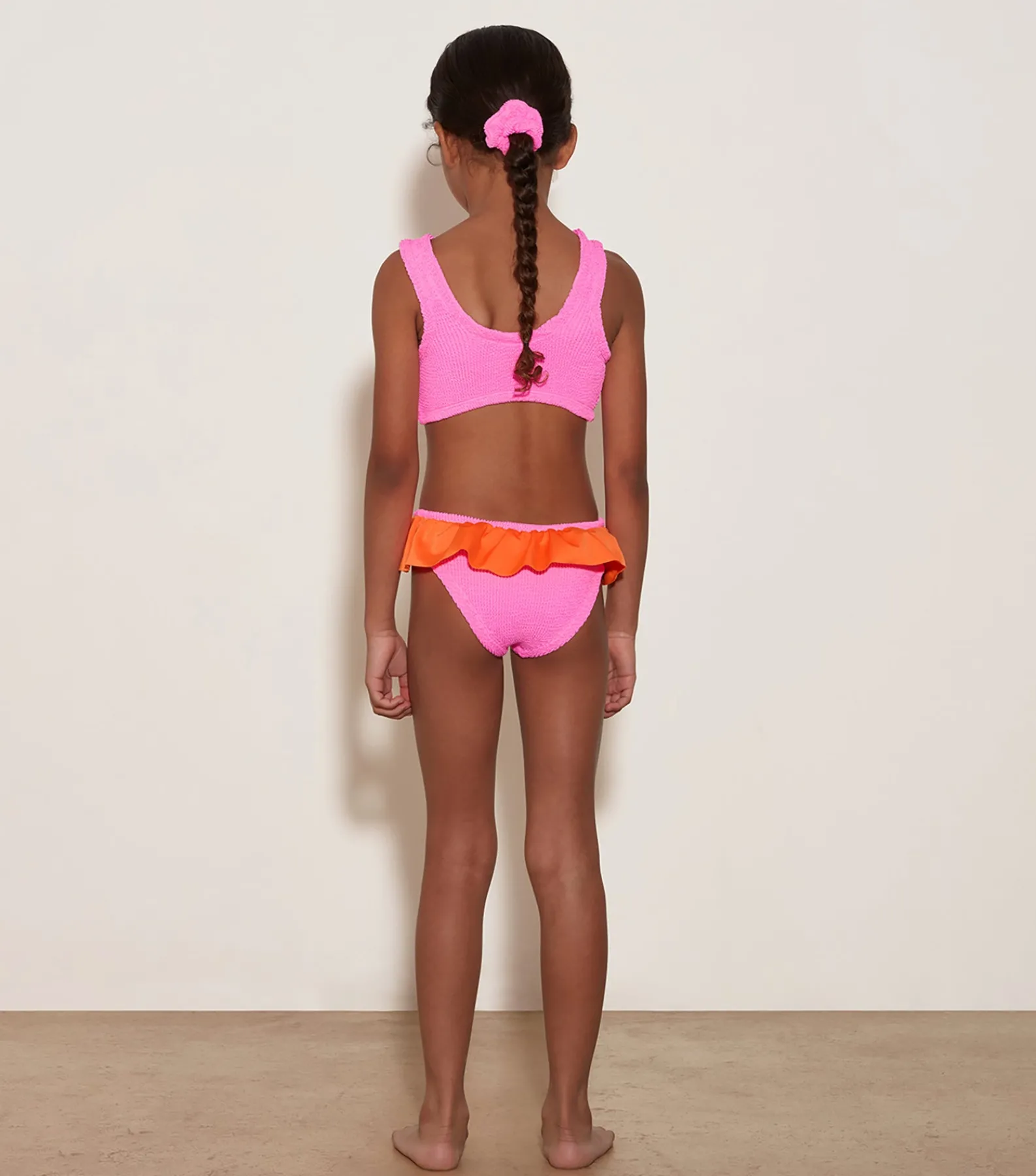 Kids Hunza G Baby 2-6 Yrs-Baby Duo Olive Bikini -