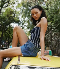 Hunza G Strapless-Brooke Swim -