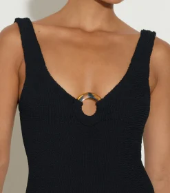 Hunza G V Neck-Celine Swim -