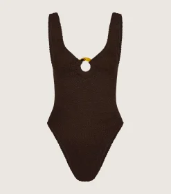 Hunza G V Neck-Celine Swim -