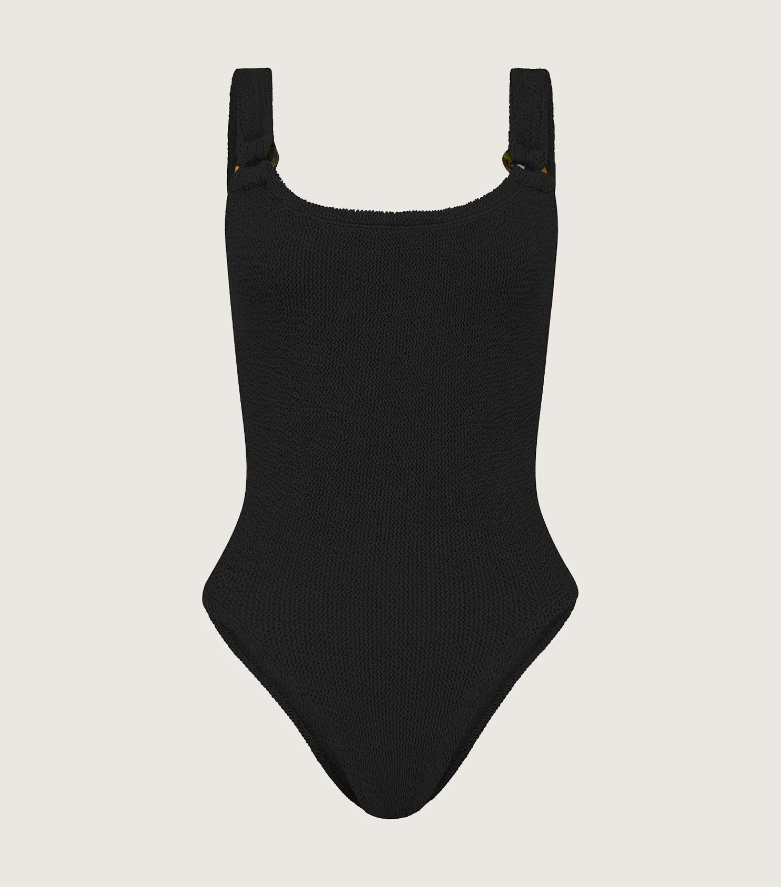 Hunza G Scoop Neck-Domino Swim -