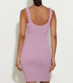 Hunza G Dresses- X Helena Christensen Stripe Tank Dress -