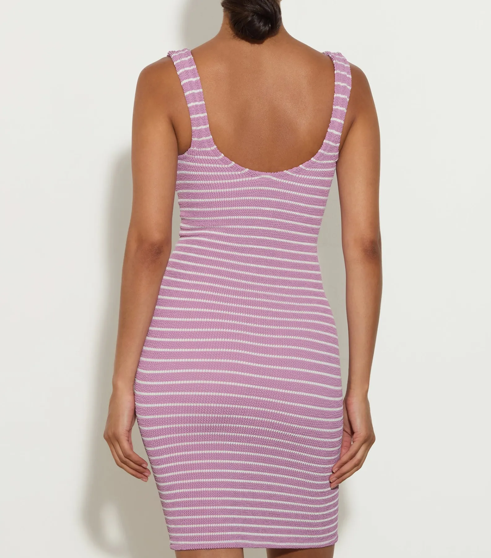 Hunza G Dresses- X Helena Christensen Stripe Tank Dress -