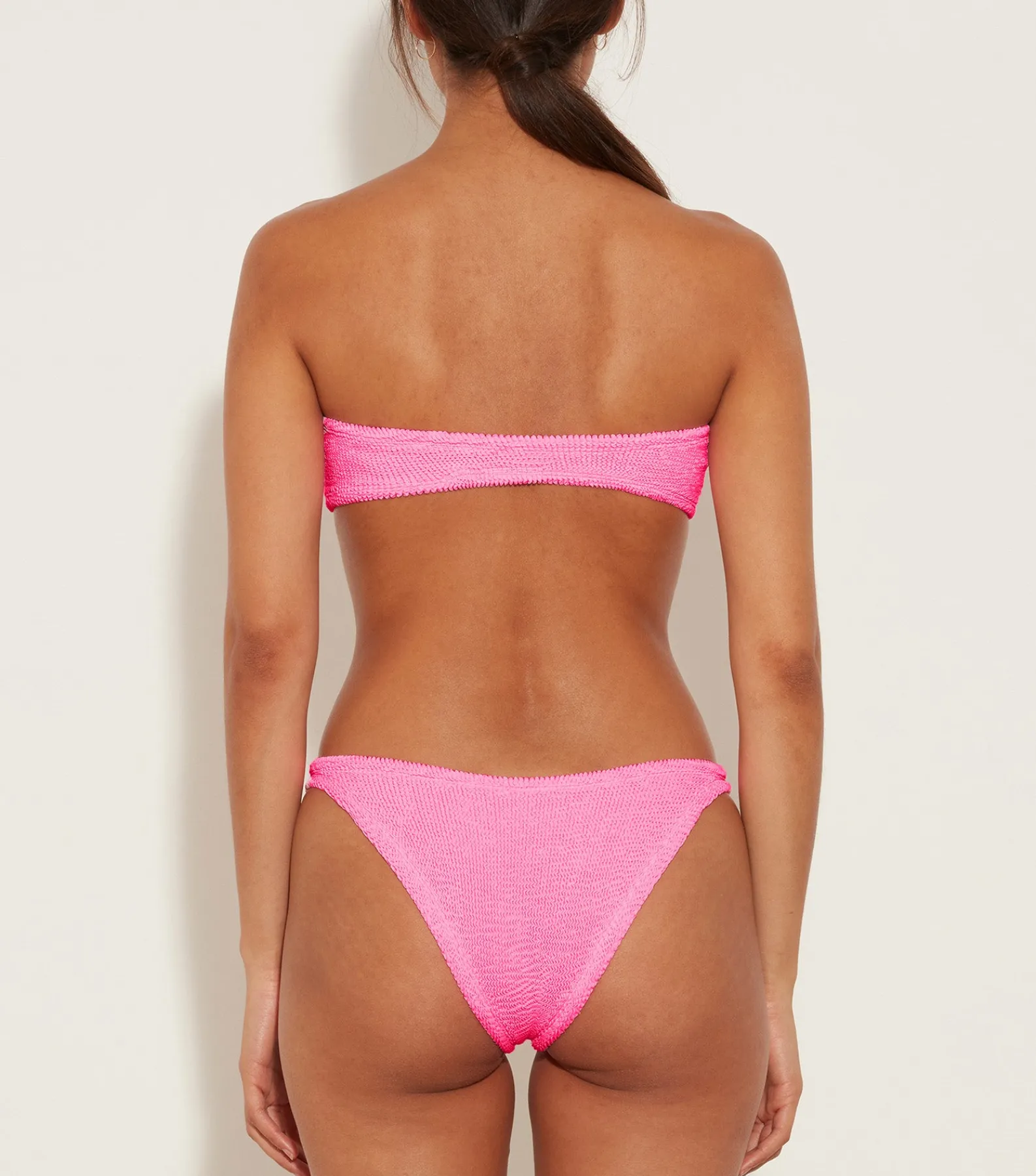 Hunza G Bikini Sets|Bandeau-Jean Bikini -