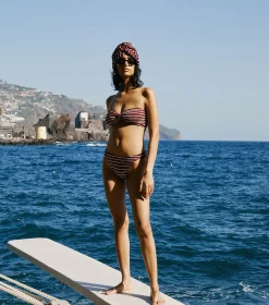 Hunza G Bikini Sets|Bandeau-Jean Bikini -