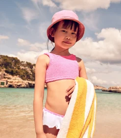 Kids Hunza G Kids - 7-12 Yrs-Kids Olive Bikini -