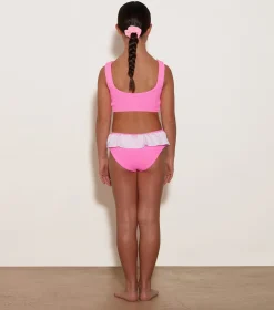 Kids Hunza G Kids - 7-12 Yrs-Kids Olive Bikini -