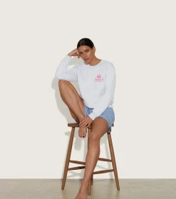 Hunza G Sweats|Shirts And Tops-Los Angeles Sweatshirt -