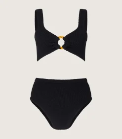 Hunza G Bralette|High-Waisted-Nadine Bikini -