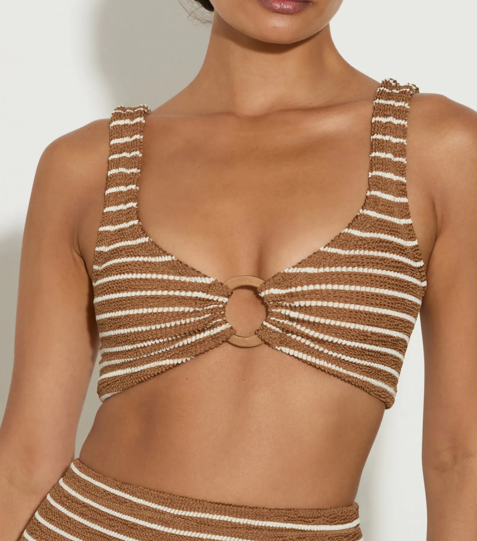 Hunza G Bikini Sets|Bralette-Nadine Bikini With Tonal Hoops -
