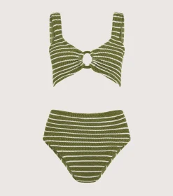 Hunza G Bikini Sets|Bralette-Nadine Bikini With Tonal Hoops -
