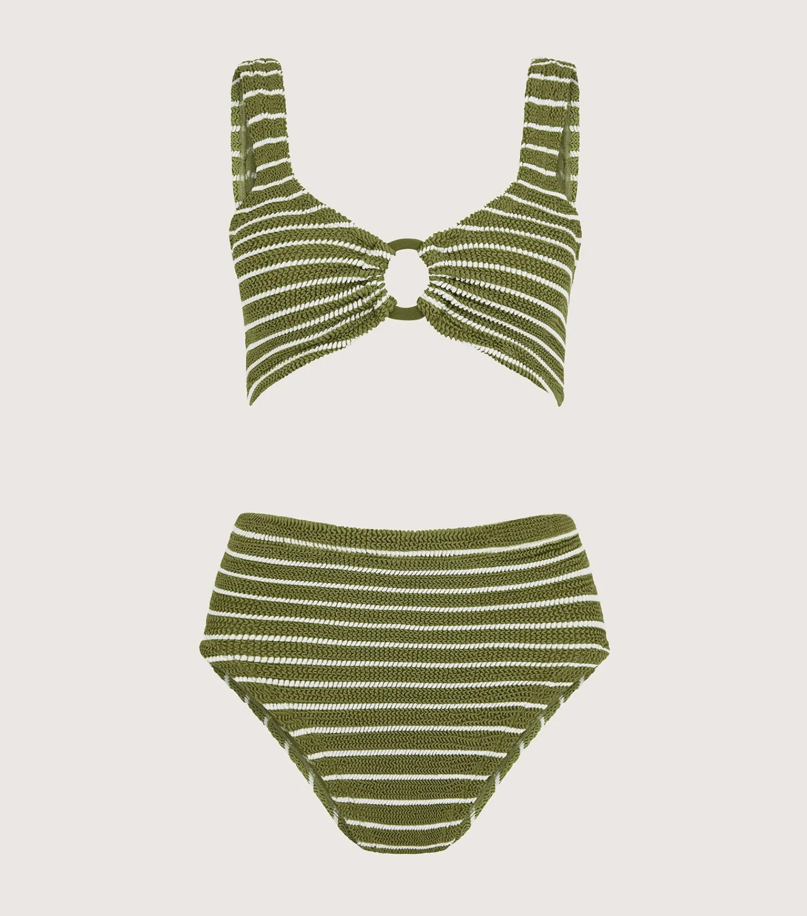 Hunza G Bikini Sets|Bralette-Nadine Bikini With Tonal Hoops -