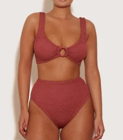 Hunza G Bikini Sets|Bralette-Nadine Bikini With Tonal Hoops -