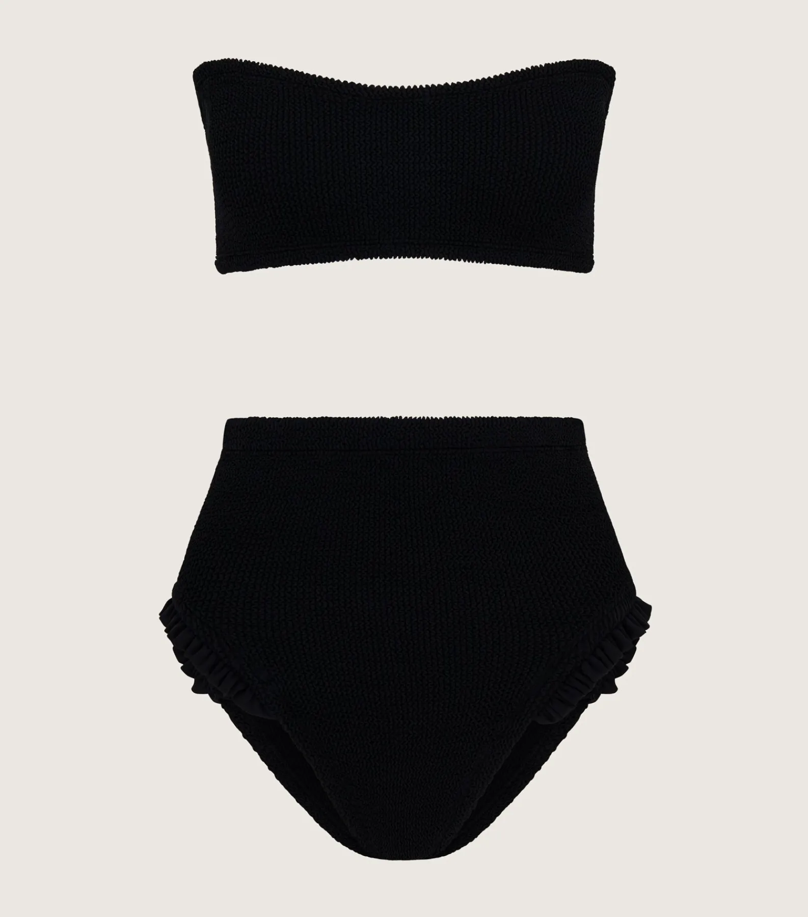 Hunza G Bikini Sets|Bandeau-Osiris Frill Bikini -