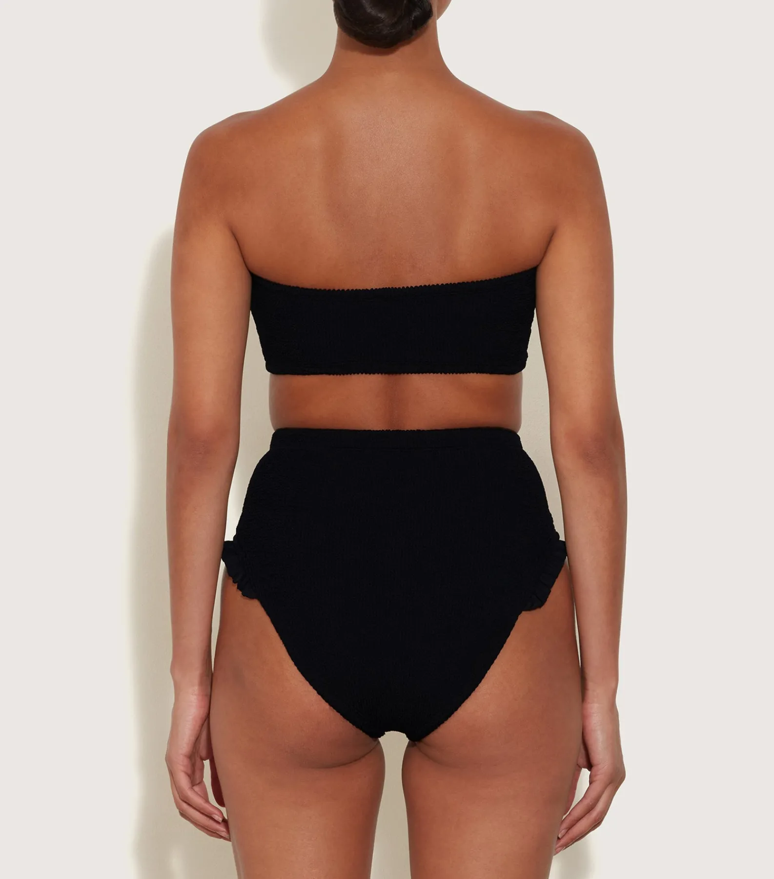 Hunza G Bikini Sets|Bandeau-Osiris Frill Bikini -